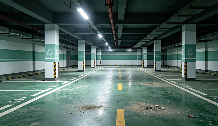 別墅區(qū)車庫清潔